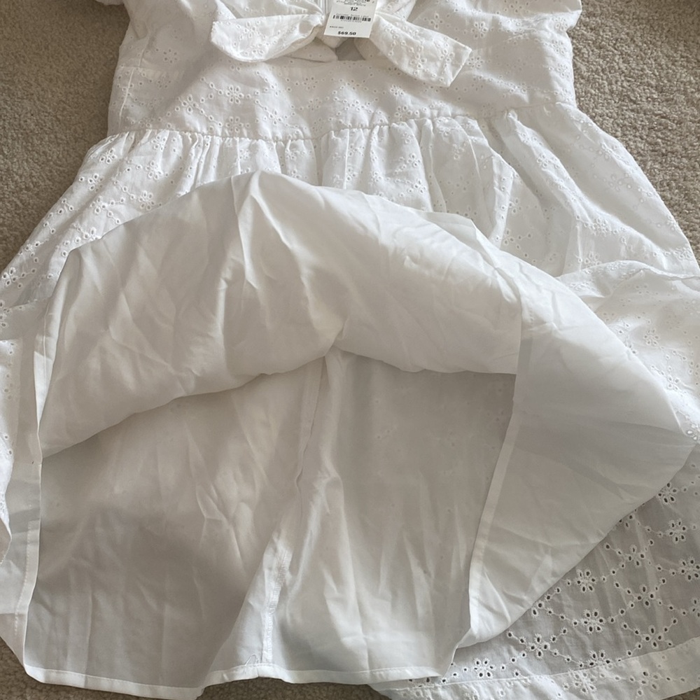 Barr lll NWT bright white eyelet dress - Picture 11 of 12